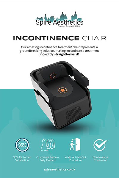An image of Pelvic Floor Chair Therapy Maplehurst and the benefits.